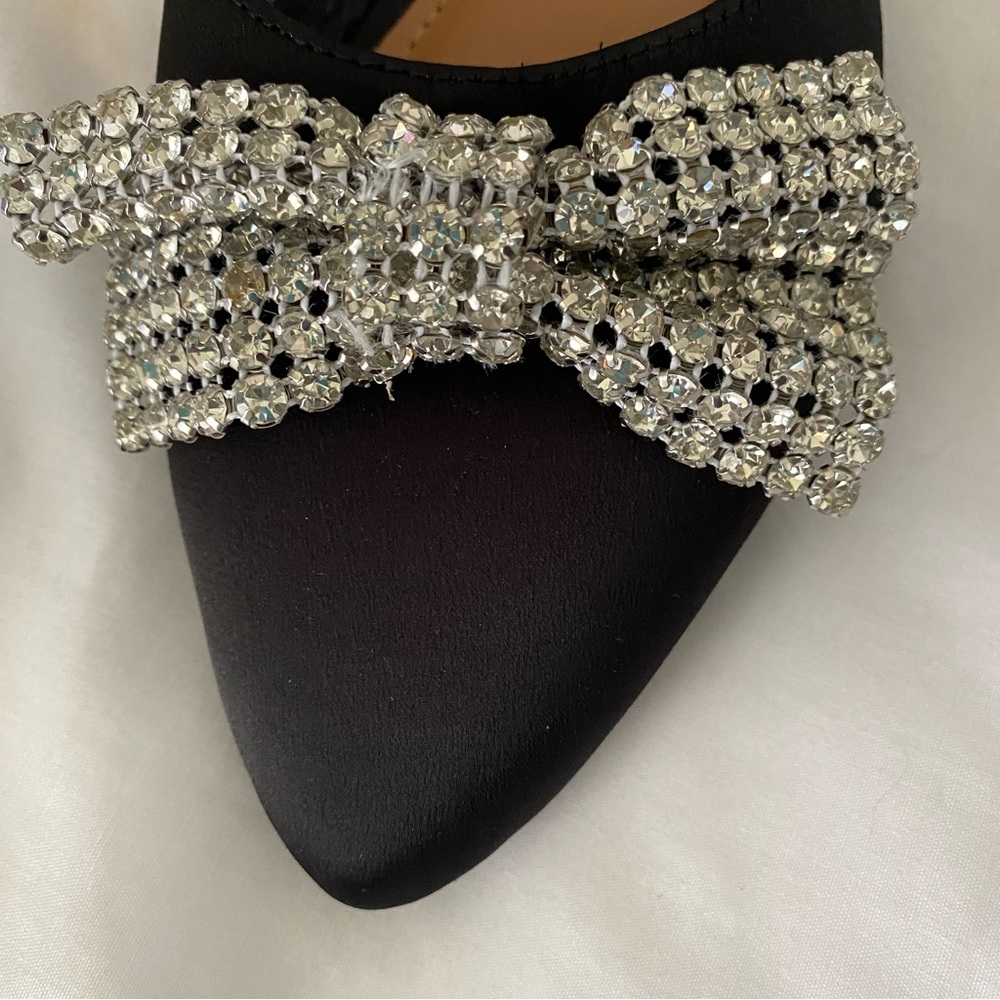 Scoop Women’s Point Toe Slingback Mules with Bow - Picture 4 of 10